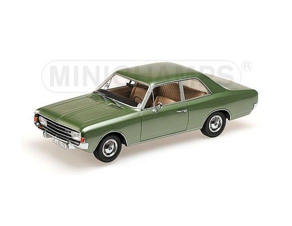 Minichamps PM107047000 OPEL REKORD C 1966 GREEN METALLIC 1:18 Modellino