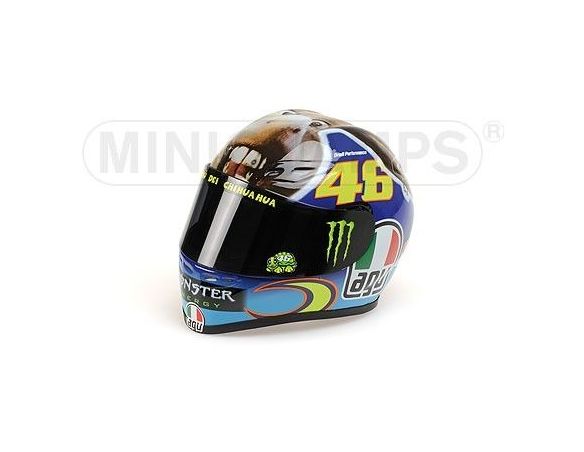 Minichamps PM328090056 CASCO V.ROSSI 2009 MISANO MOTO GP 1:2 Modellino