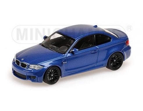MINICHAMPS 410020026 BMW 1ER COUPE’ 2011 BLUE METALLIC Modellino