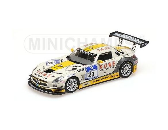 MINICHAMPS 410133223 MERCEDES BENZ SLS AMG GT3 ARNOLD 24H NURBURGRING 2013 Modellino