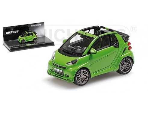 MINICHAMPS 437032731 BRABUS ULTIMATE 120 SMART CABRIOLET GREEN Modellino