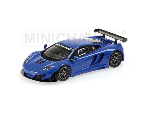 MINICHAMPS 437121397 McLAREN MP4-12C GT3 STREET 2012 BLUE Modellino