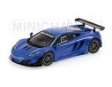 MINICHAMPS 437121397 McLAREN MP4-12C GT3 STREET 2012 BLUE Modellino