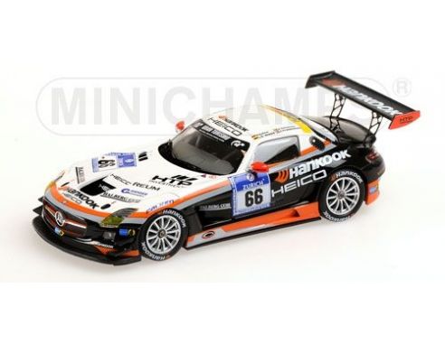 MINICHAMPS 437123266 MERCEDES BENZ SLS AMG GT3 KAFFER 24H NURBURGRING 2012 Modellino