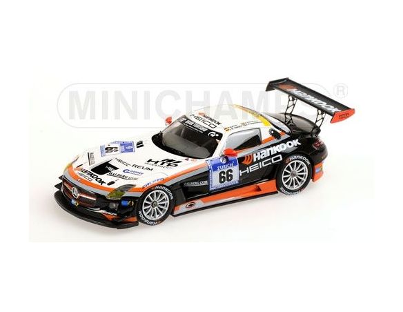 MINICHAMPS 437123266 MERCEDES BENZ SLS AMG GT3 KAFFER 24H NURBURGRING 2012 Modellino