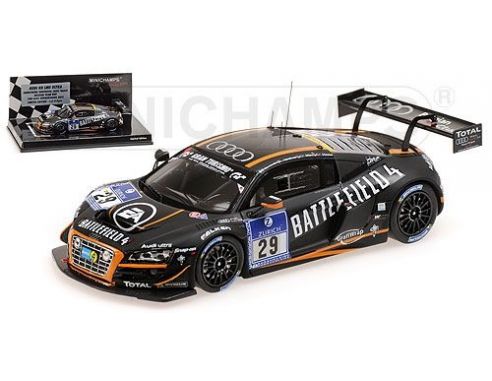 MINICHAMPS 437130129 AUDI R8 LMS ULTRA THOOR 24H NURBURGRING 2013 Modellino