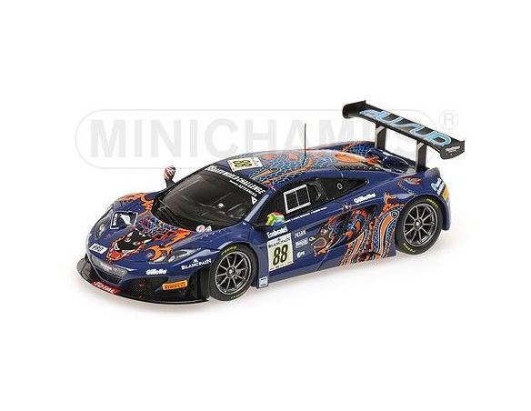 Minichamps PM437131388 MC LAREN MP4-12C GT3 N.88 24H SPA 2013 BARFF-SENNA-GOODWIN 1:43 Modellino