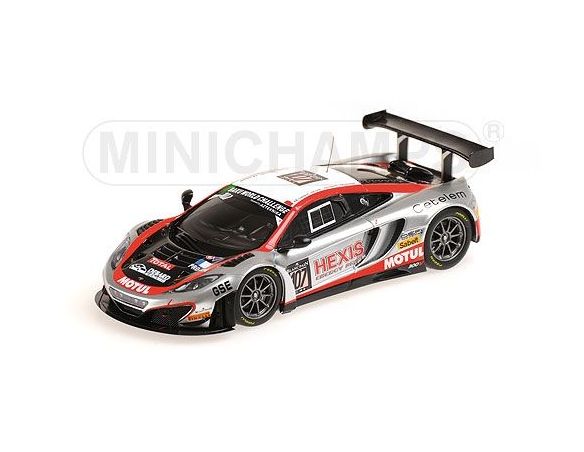 MINICHAMPS 437131397 McLAREN MP4-12C GT3 HEXIS RACING CAZENAVE PANIS DEBARD LEDOGAR 24H SPA 2013 Modellino