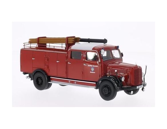 Neo Scale Models NEO46241 MERCEDES LOK 315 TLF VOLUNTEERS FIRE BRIGADE MUHLACKER 1:43 Modellino