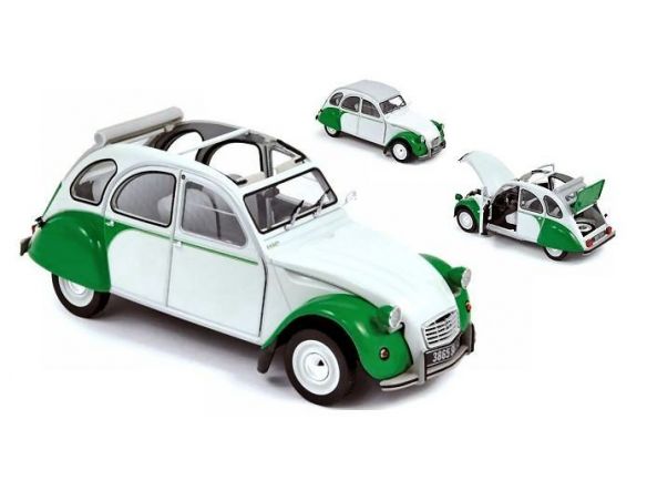 Norev NV181512 CITROEN 2 CV DOLLY 1985 WHITE/GREEN 1:18 Modellino