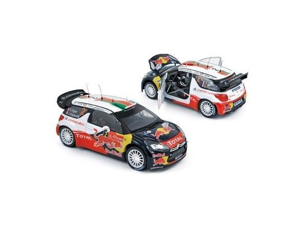 Norev NV181556 CITROEN DS3 WRC N.2 WINNER PORTUGAL 2011 OGIER-INGRASSIA 1:18 Modellino