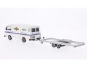 Premium Classixx PREM13304 VW LT 28a BOX WAGON WITH TRAILER MARTINI RACING 1:43 Modellino