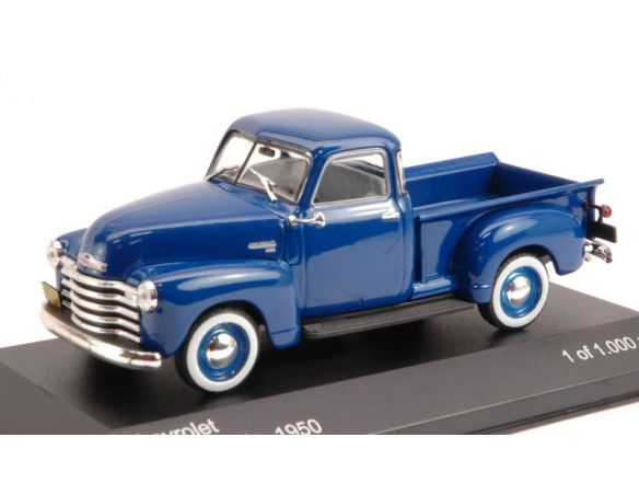 White Box WB081 CHEVROLET 3100 PICK UP 1950 BLUE 1:43 Modellino