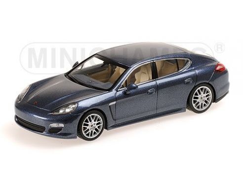 MINICHAMPS 400068260 PORSCHE PANAMERA 4S 2011 BLUE METALLIC Modellino