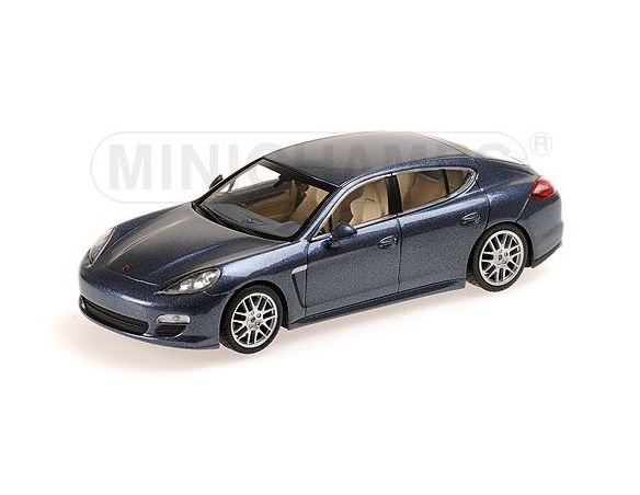 MINICHAMPS 400068260 PORSCHE PANAMERA 4S 2011 BLUE METALLIC Modellino