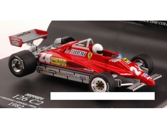 Hot Wheels HW50218 FERRARI 126 C 2 D.PIRONI 1982 N.28 WINNER S.MARINO GP (IMOLA) 1:43 Modellino