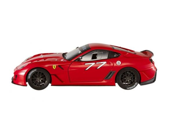 Hot Wheels HWV7438 FERRARI 599XX N.77 RED 1:18 Modellino