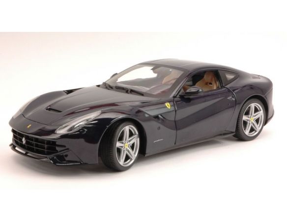 Hot Wheels HWBCJ73 FERRARI F12 BERLINETTA 2012 BLU POZZI HERITAGE 1:18 Modellino