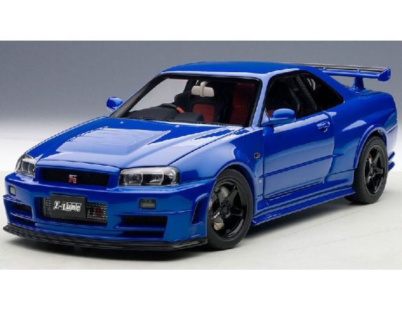 Auto Art / Gateway AA77354 NISSAN SKYLINE NISMO R34 GT-R Z TUNE 2007 BLUE 1:18 Modellino