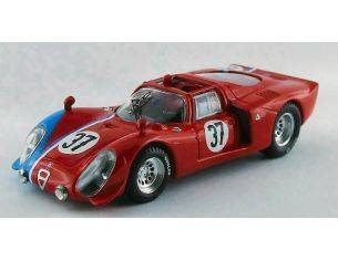 Best Model BT9551 ALFA ROMEO 33.2 N.37 TEST LE MANS 1968 GOSSELIN-TROSCH 1:43 Modellino