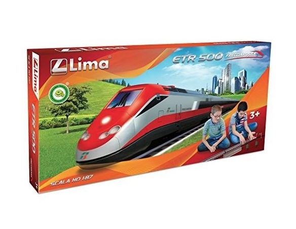 Heller HL1401 TRENO FRECCIAROSSA A BATTERIA SCALA HO 1:87 Modellino