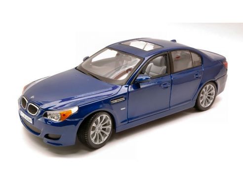 Maisto MI31144BL BMW M 5 2004 BLUE 1:18 Modellino