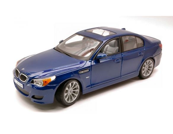 Maisto MI31144BL BMW M 5 2004 BLUE 1:18 Modellino