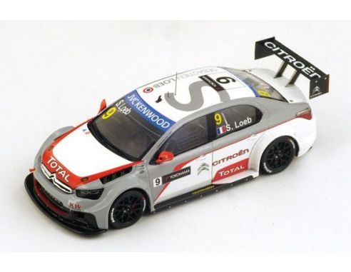 Spark Model S2461 CITROEN C-ELYSEE N.9 WTCC WINNER R1 SLOVAKIA RING 2014 S.LOEB 1:43 Modellino
