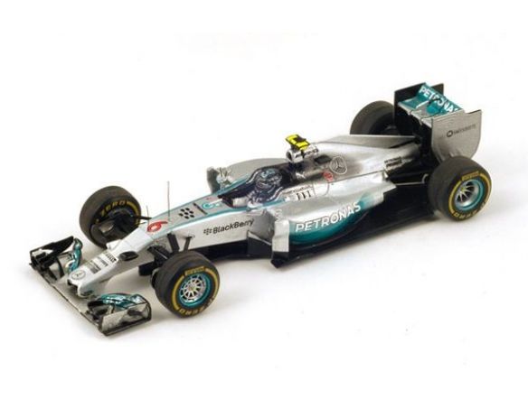 Spark Model S3087 MERCEDES F1 W05 N.ROSBERG 2014 N.6 WINNER AUSTRALIAN GP 1:43 Modellino