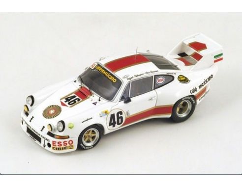 Spark Model S3399 PORSCHE CARRERA RSR N.46 RETIRED LM 1974 H.REBAQUE-G.ROJAS 1:43 Modellino