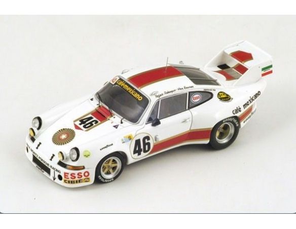 Spark Model S3399 PORSCHE CARRERA RSR N.46 RETIRED LM 1974 H.REBAQUE-G.ROJAS 1:43 Modellino