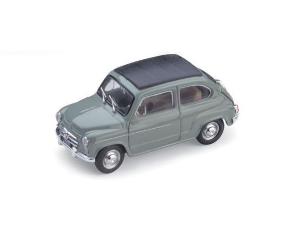 Brumm BM0318-06 FIAT 600D TRASFORMABILE CHIUSA 1960 VERDE 361 1:43 Modellino