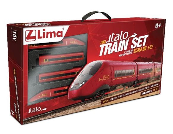 Heller HL1044 TRENO ELETTRICO LIMA ITALO cm 128x75 SCALA H0 1:87 Modellino