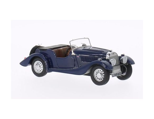 Neo Scale Models NEO46235 MORGAN 4-4 FLAT RADIATOR S1 1936 DARK BLUE 1:43 Modellino