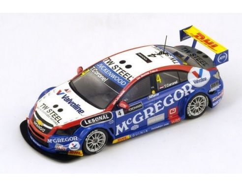 Spark Model S2457 CHEVROLET CRUZE N.4 2nd R1 SALZBURGRING WTCC 2014 T.CORONEL 1:43 Modellino