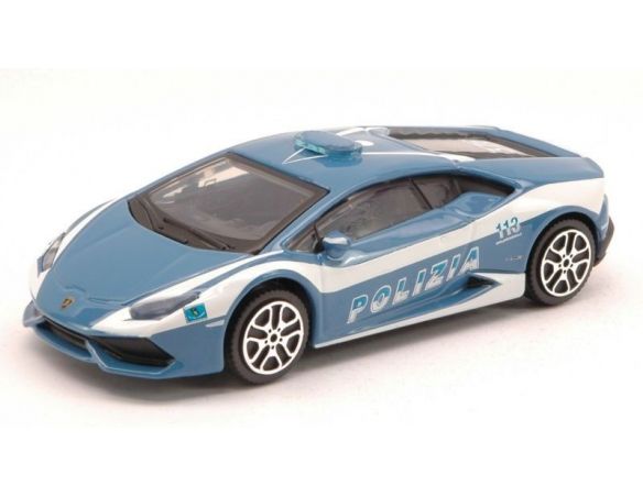 Bburago BU30309 LAMBORGHINI HURACAN LP 610-4 2014 POLIZIA STRADALE 1:43 Modellino