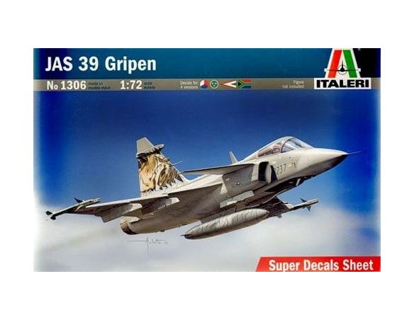 Italeri IT1306 JAS 39 GRIPEN KIT 1:72 Modellino