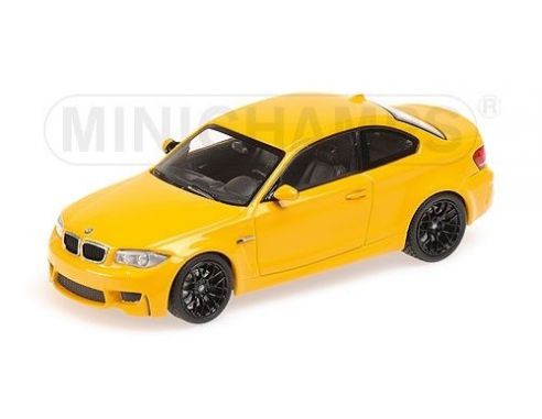 MINICHAMPS 410020027 BMW 1ER COUPE’ 2011 YELLOW Modellino