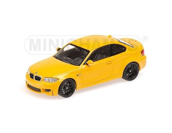 MINICHAMPS 410020027 BMW 1ER COUPE’ 2011 YELLOW Modellino