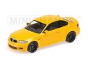 MINICHAMPS 410020027 BMW 1ER COUPE’ 2011 YELLOW Modellino