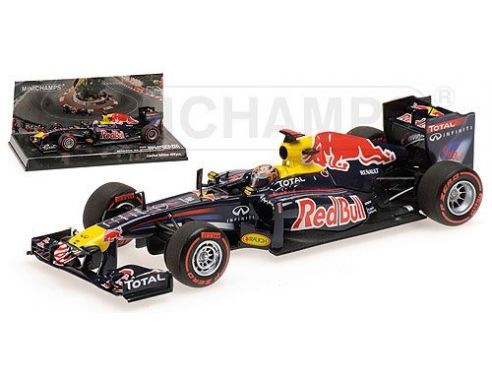 Minichamps PM413110601 RED BULL S.VETTEL 2011 N.WINNER MONACO GP 1:43 Modellino