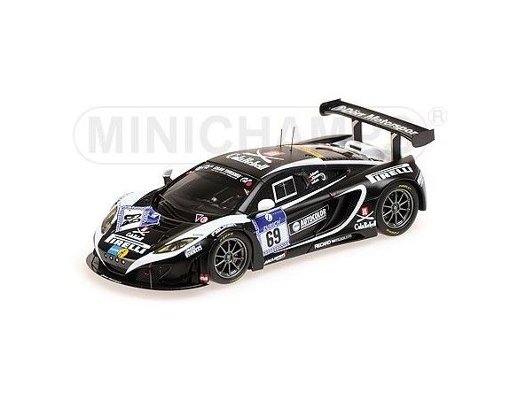 Minichamps PM437131399 MC LAREN MP4-12C GT3 N.69 24H NURBURGRING 2013 1:43 Modellino