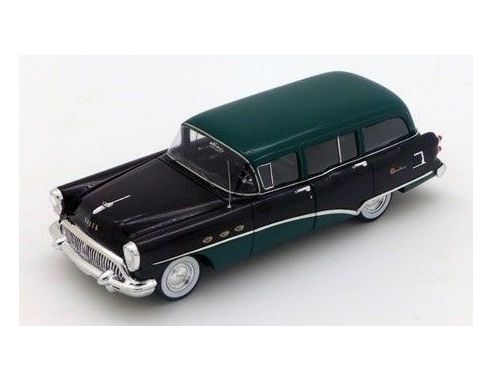 True Scale Miniatures TSM144315 BUICK CENTURY ESTATE WAGON 1954 BLACK/GREEN 1:43 Modellino
