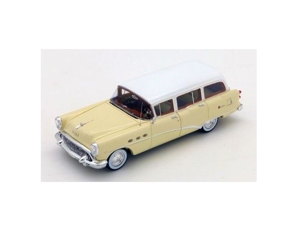 True Scale Miniatures TSM144316 BUICK CENTURY ESTATE WAGON 1954 CREAM/WHITE 1:43 Modellino
