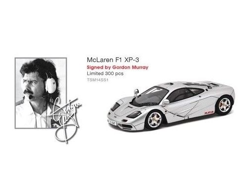 True Scale Miniatures TSM14SS1 MC LAREN F1 XP-3 AUTOGRAFATA DA GORDON MURRAY ED.LIM.PCS 300 1:43 Modellino