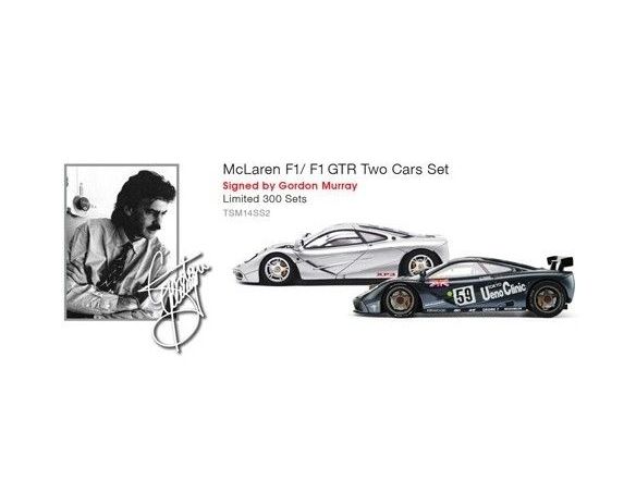 True Scale Miniatures TSM14SS2 MC LAREN F1/F1 GTR N.5 AUTOGRAFATA DA GORDON MURRAY ED.LIM.PCS 300 1:43 Modellino