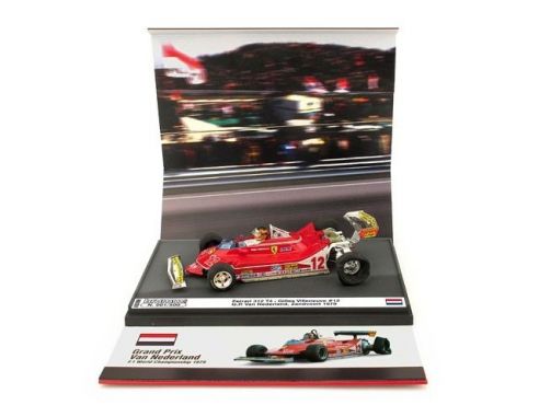 Brumm BMAS59B FERRARI 312 T4 G.VILLENEUVE 1979 N.12 NEDERLAND GP ON 3 WHEELS 1:43 Modellino