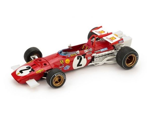 Brumm BM0313TB FERRARI 312B T-CAR J.ICKX 1970 N.2 GP ITALIA 1:43 Modellino
