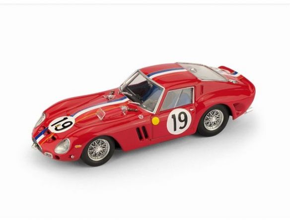 Brumm BM0534 FERRARI 250 GTO N.19 2nd LM 1962 GUICHET-NOBLET 1:43 Modellino