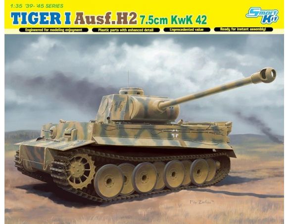 Dragon D6683 TIGER I AUSF.H2 KIT 1:35 Modellino